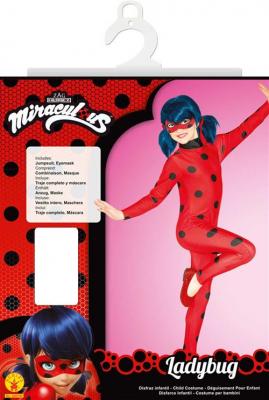 D&eacute;guisement Classique Ladybug Miraculous Fille - Rouge - XL