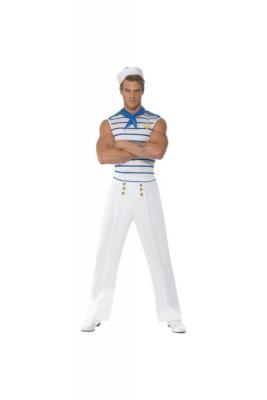 D&eacute;guisement de marin fran&ccedil;ais pour homme - blanc 20886