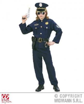 D&eacute;guisement policier bleu marine gar&ccedil;on