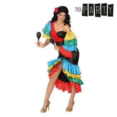 D&eacute;guisement De Danseuse De Rumba Multicouleur Pour Femme (Taille M-L)