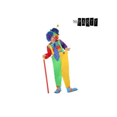 D&eacute;guisement pour Enfants Clown Vert Jaune (4 Pcs) (Taille 3-4 Ans) 