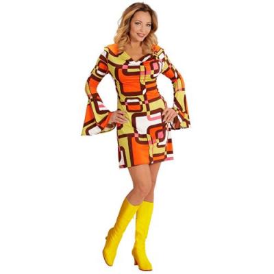 D&eacute;guisement Groovy G&eacute;om&eacute;trique Ann&eacute;es 70 Femme Small
