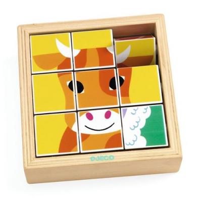 DJ01955 - Puzzle en bois Animoroll