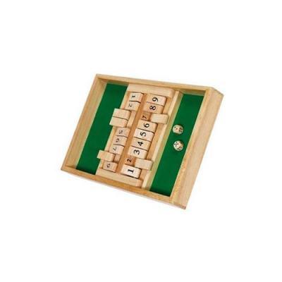Fermer la boite ou Shut the box - 1 &agrave; 9 - 2 joueurs