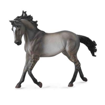 Figurine Cheval : Jument Mustang gris souris Figurines Collecta 