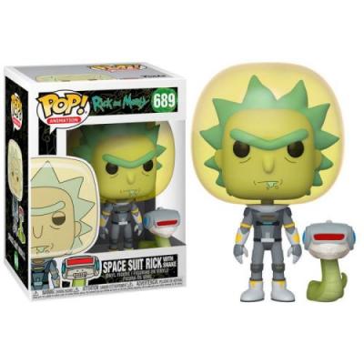 Rick & Morty - Bobble Head Pop N&deg; 689 - Space Suit Rick W/Snake