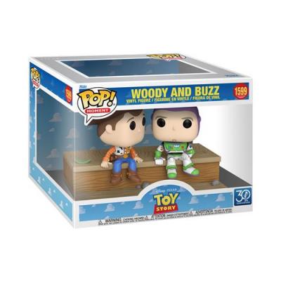Funko Pop! Figurines Moment Woody Et Buzz 30e Anniversaire Toy Story 9 Cm 