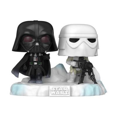 Figurine Funko Pop - Star Wars 5 : L'empire Contre-Attaque N&deg;377 - Dark Vador Et Snowtrooper (46618)