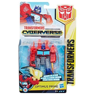 Figurine Transformers Cyberverse Optimus Prime Attaque &agrave; la hache energon 