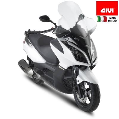 GIVI Pare-brise, Bulle moto et scooter, D294ST sur&eacute;lev&eacute; transparent