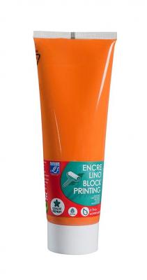 Lefranc Bourgeois - Encre de Linogravure - Tube de 250ml - Orange