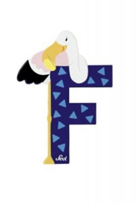 Trudi Sevi Lettre F Flamant - Rose