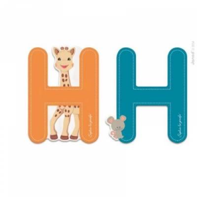 SOPHIE LA GIRAFE Lettre Sophie La Girafe (bois) - H