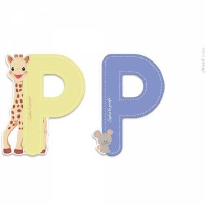 SOPHIE LA GIRAFE Lettre Sophie La Girafe (bois) - P
