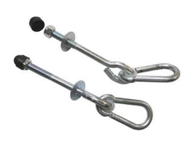 Lot de 2 crochets mousqueton en acier pour portique - Soulet