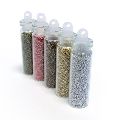 Flacons Micro billes M&eacute;talliques x 5 pcs - DTM - couleur variant