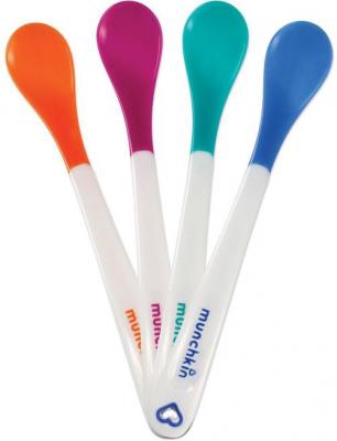 Cuill&egrave;re Thermosensible Multicolore Munchkin - Le Lot De 4 Cuill&egrave;res