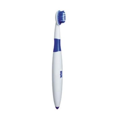NUK Brosse &agrave; dents &eacute;ducative avec anneau de s&eacute;curit&eacute;