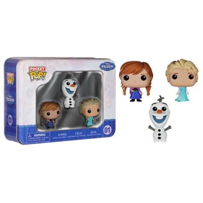 Figurine La Reine Des Neiges (Frozen) - Pocket Pop Tin Box 3-Pack
