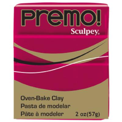 P&acirc;te Sculpey Premo Rouge profond - 57g - Sculpey - couleur variant
