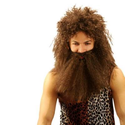 Perruque et Barbe Homme des cavernes