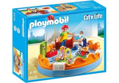 Playmobil City Life 5570 Espace cr&egrave;che avec b&eacute;b&eacute;s