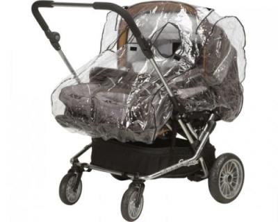Housse de pluie poussette double b&eacute;b&eacute; Playshoes Universal