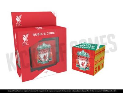 Paul Lamond 7237 Liverpool Football Club Rubik's Cube, Red