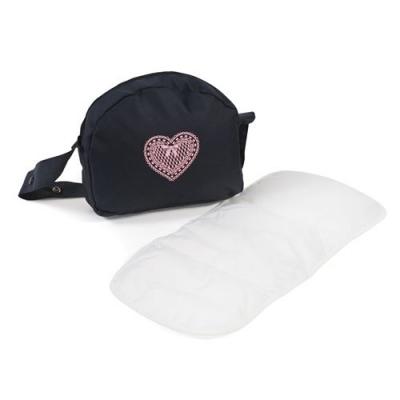 BAYER CHIC 2000 Sac &agrave; langer pour poup&eacute;e m&eacute;lange gris bleu marine