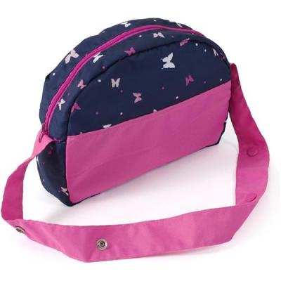 BAYER CHIC 2000 Sac &agrave; langer pour poup&eacute;e Butterfly navy-pink