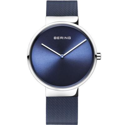Montre Bering Homme Acier Milanais Bleu 14539-307