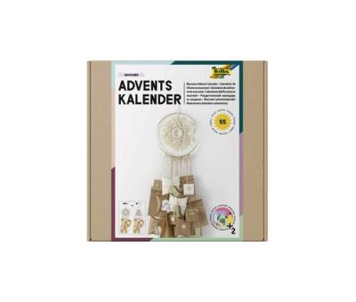 Kit pour calendrier de l'Avent MACRAME, 55 pi&egrave;ces