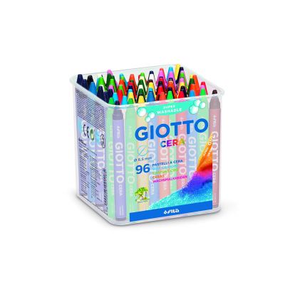 Giotto Pot de 96 craies &agrave; la cire CERA, diam&egrave;tre 8,5 mm Violet