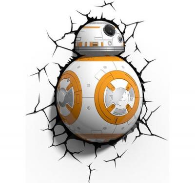 Lampe d&eacute;corative 3D BB-8 Star Wars Episode VII 35 cm