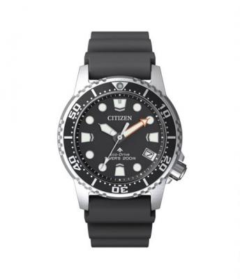 Montres mixtes CITIZEN MONTRES EO2020-08E - Bracelet Silicone Noir