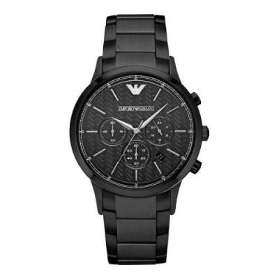 Montre Homme Emporio Armani Renato AR2485 ronde sport en acier noir