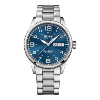 Montre Homme Hugo Boss Pilot 1513329 Argent
