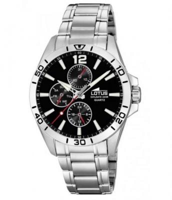 Montre Homme Multifonctions Noir 18812/3 Gris Lotus