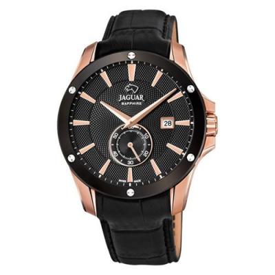 JAGUAR Homme Analogique-Num&eacute;rique Quartz Montre avec Bracelet en Cuir