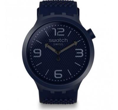 Montre SWatch So27n100 SWatch Big Bold Bbnavy pour homme en ur&eacute;thane SO27N100