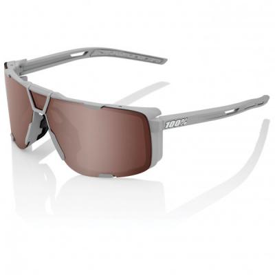Lunettes de soleil 100 eastcraft soft tact gris verres hiper miroir crimson argent
