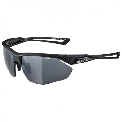 ALPINA Unisexe - Adultes, NYLOS HR Lunettes de sport, black, One Size