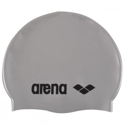 Arena Classic Silicone Bonnet de piscine Mixte Adulte, Noir, NS