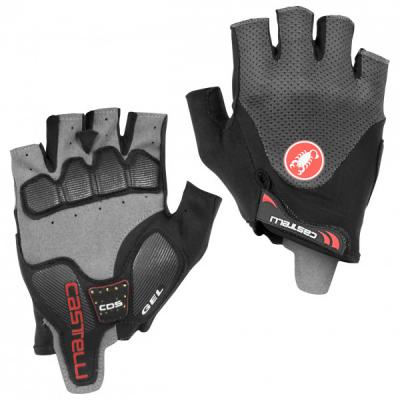 Gants courts Castelli Arenberg Gel 2 - Gris fonc&eacute;} - XXL}, Gris fonc&eacute;}