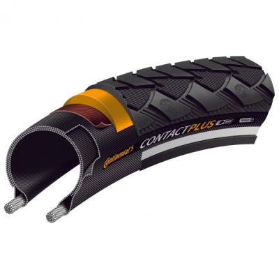Continental Contact Plus Safetyplus Breaker 700 Tyre Noir 700C / 28