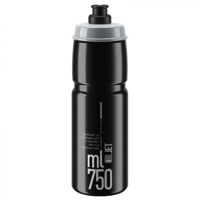 ELITE Bidon v&eacute;lo Jet Plus 750ml Black Noir Unique