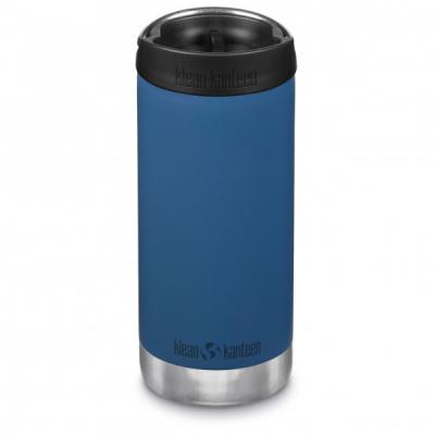 Klean Kanteen Tkwide 20oz With Caf&eacute; Cap Insulated Thermal Bottl Bleu