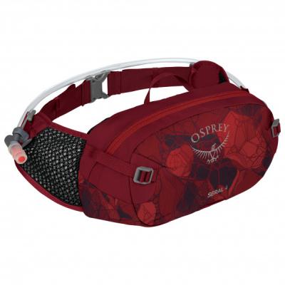 Ceinture d hydratation osprey seral 4l rouge poche a eau 1 5l
