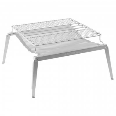 Robens - Timber Mesh Grill L - Barbecue taille 50 x 47 x 25 cm, gris