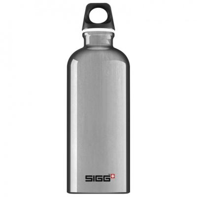 SIGG Gourde flasque Traveller 0.6l Alu Gris Unique